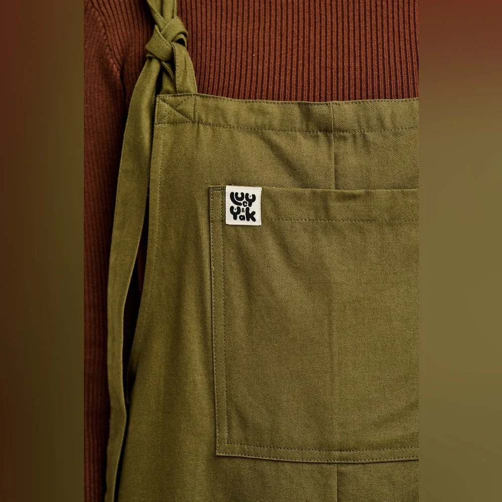 Lucy & Yak Original Cotton Dungarees burgundy maroon - Picture 9 of 10